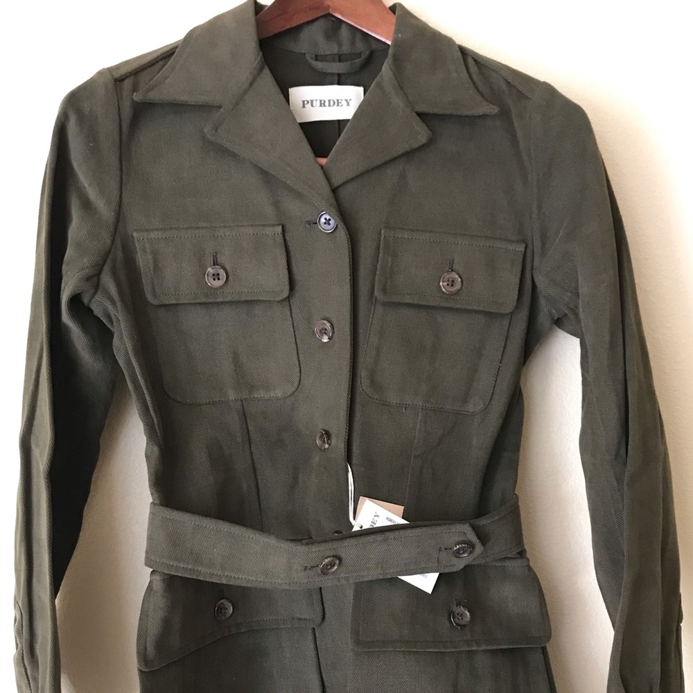 Purdey Womens Safari Cotton Twill Tracker Jacket